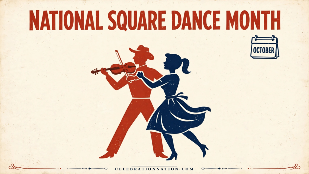 National Square Dance Month poster