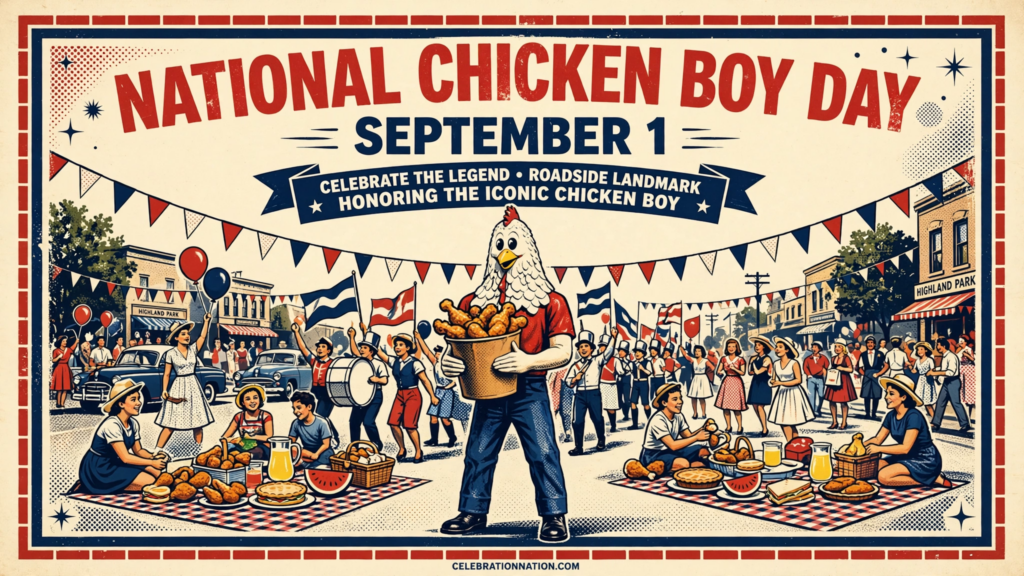National Chicken Boy Day poster