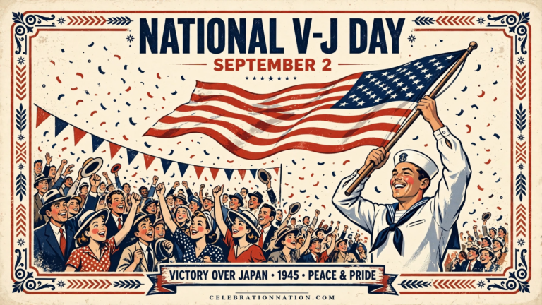 National V-J Day poster