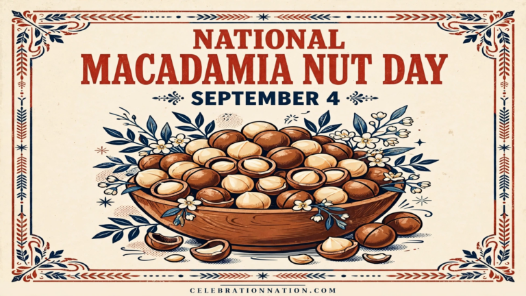 National Macadamia Nut Day poster