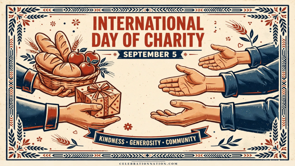 International Day of Charity poster