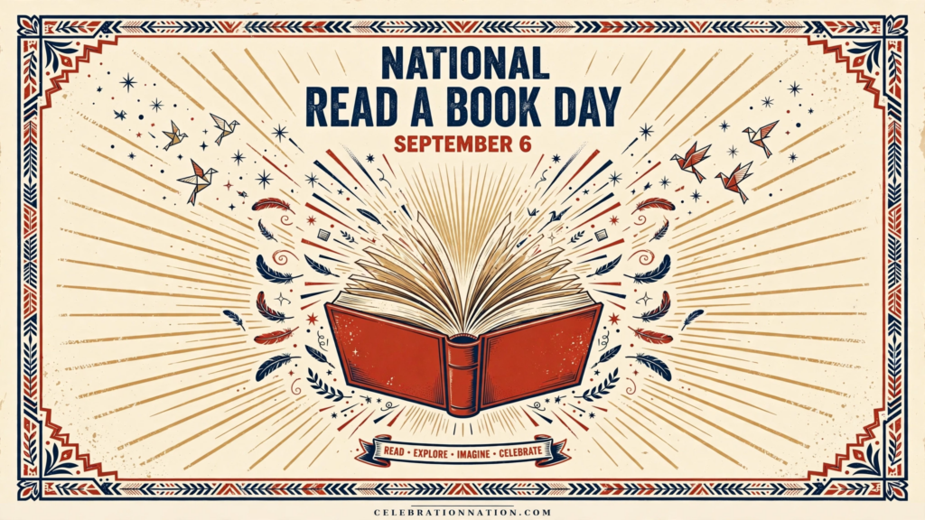 National Read a Book Day poster