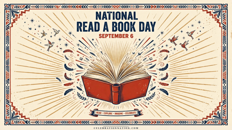 National Read a Book Day poster