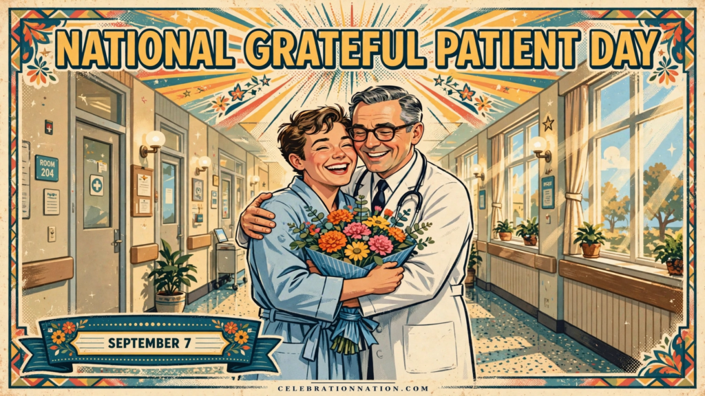 National Grateful Patient Day poster