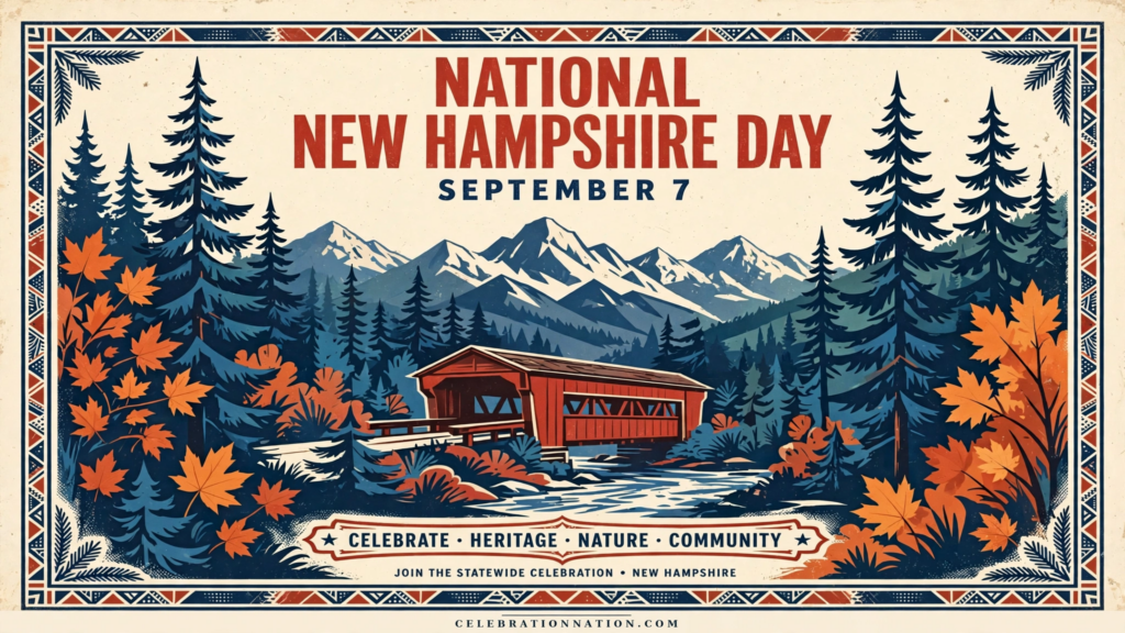 National New Hampshire Day poster