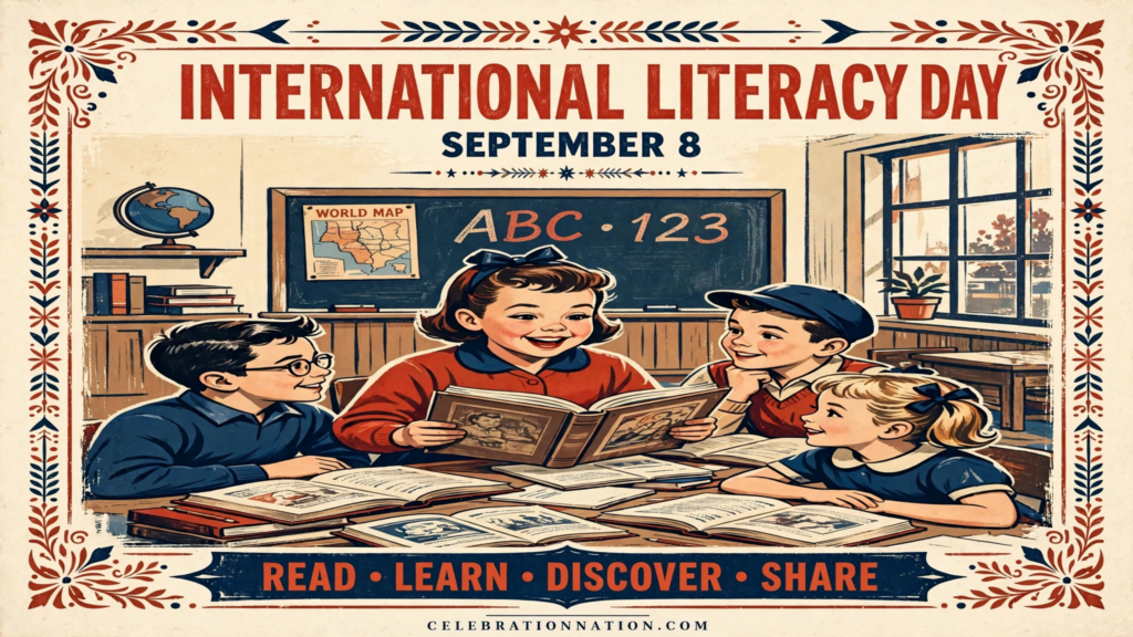 International Literacy Day poster