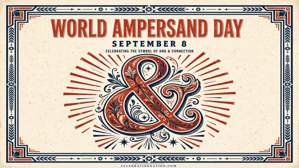 World Ampersand Day poster