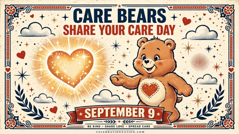 Care Bears Share Your Care Day poster