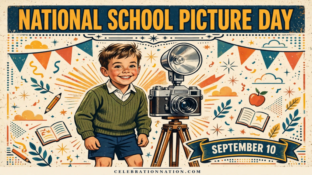 National School Picture Day poster