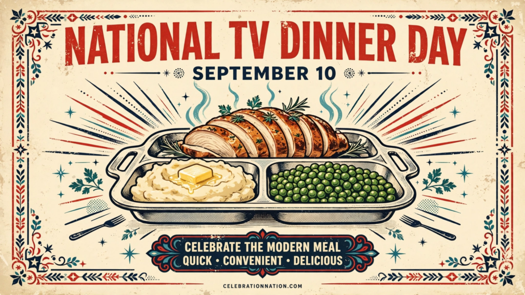 National TV Dinner Day poster