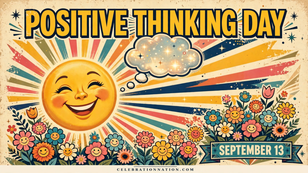 Positive Thinking Day poster