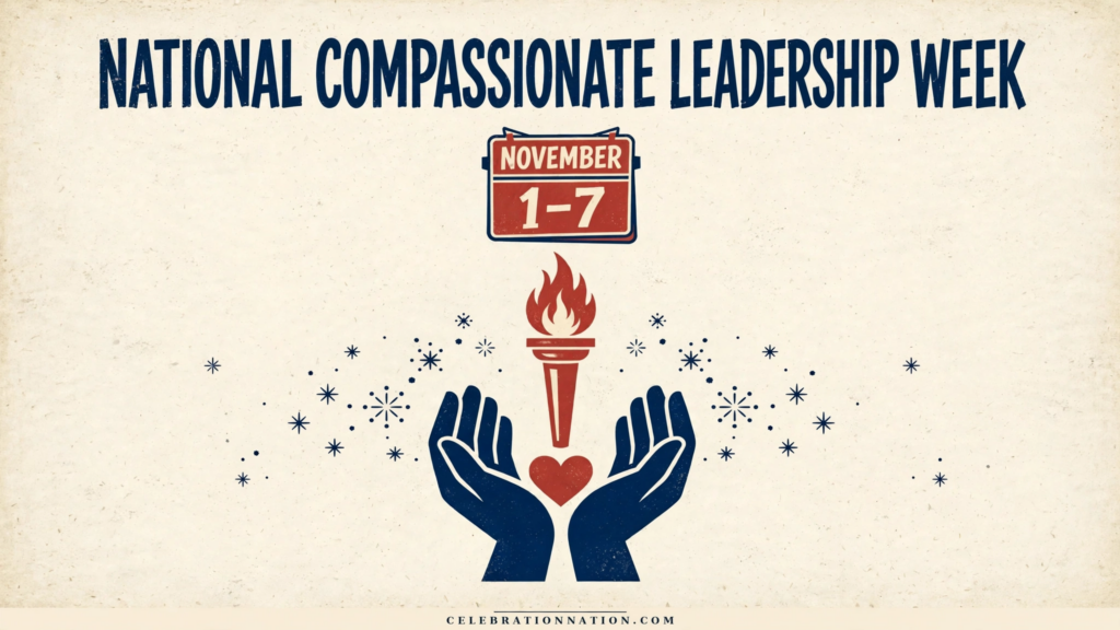 National Compassionate Leadership Week poster