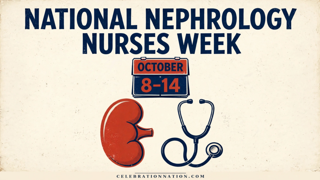 National Nephrology Nurses Week poster