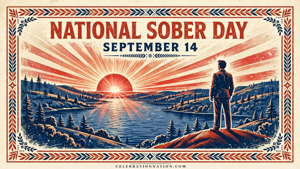National Sober Day poster