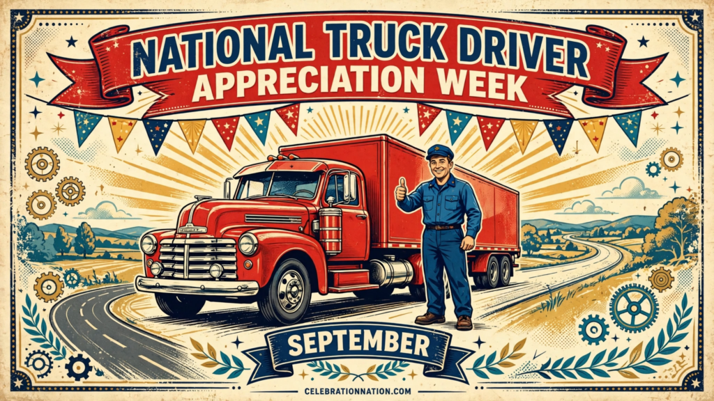 National Truck Driver Appreciation Week poster