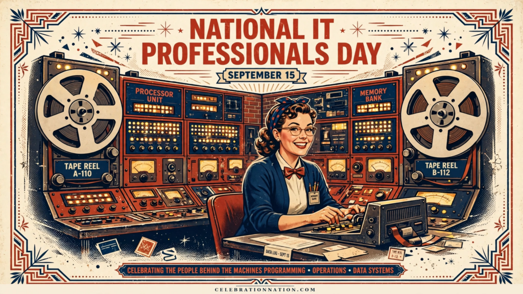 National IT Professionals Day poster