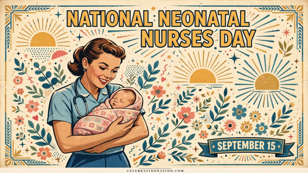 National Neonatal Nurses Day poster