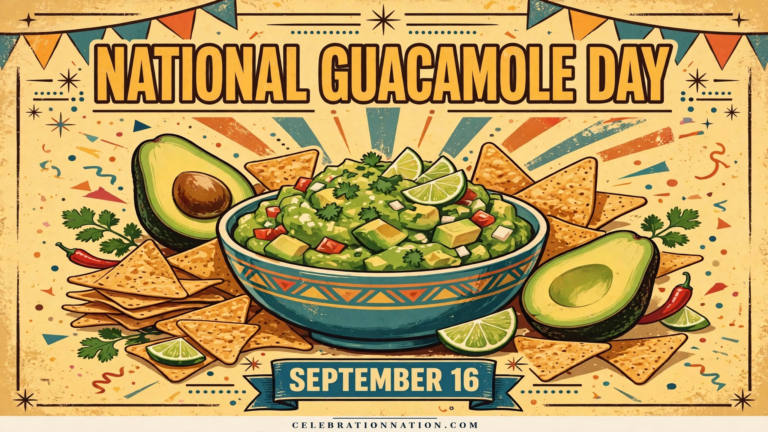National Guacamole Day poster