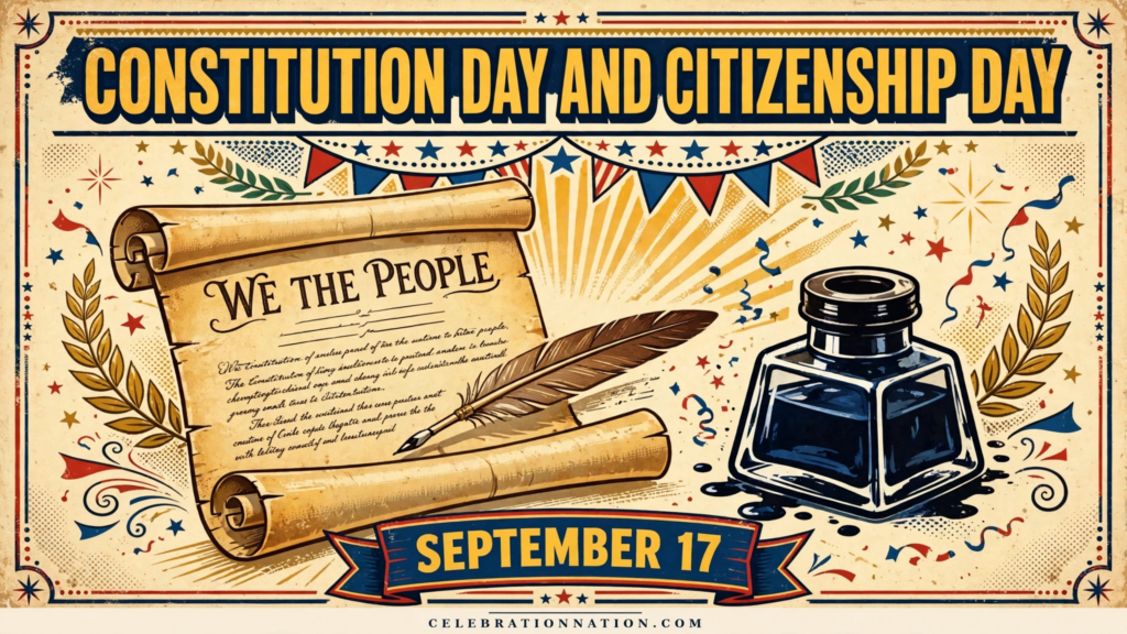 Constitution Day and Citizenship Day poster