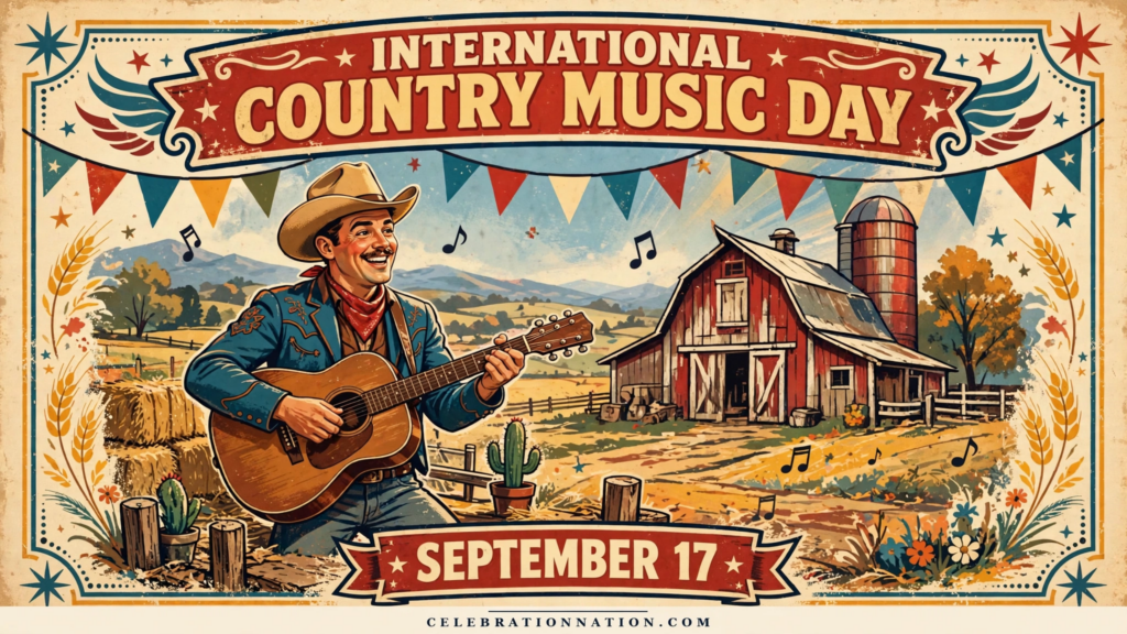 International Country Music Day poster