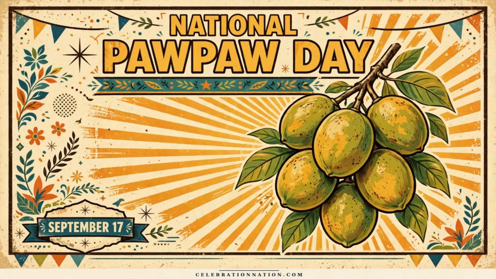 National Pawpaw Day poster