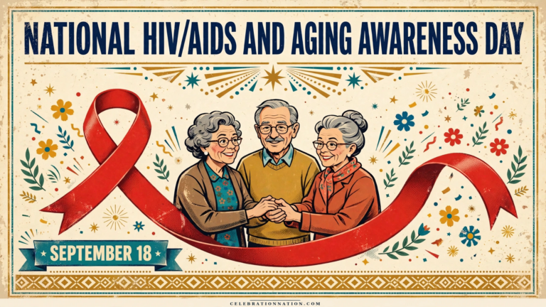 National HIV/AIDS and Aging Awareness Day poster