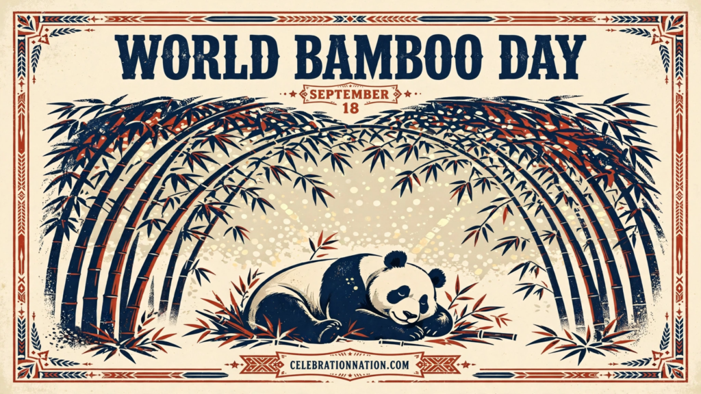 World Bamboo Day poster