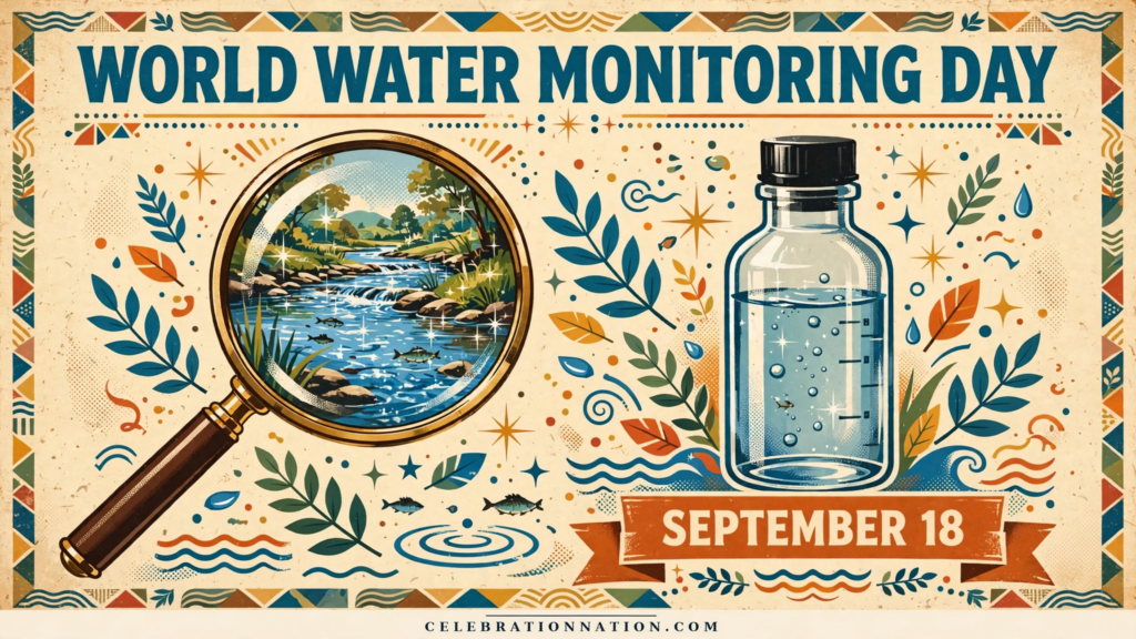 World Water Monitoring Day poster