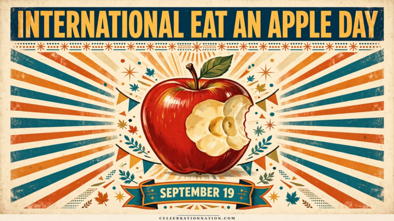 International Eat an Apple Day poster