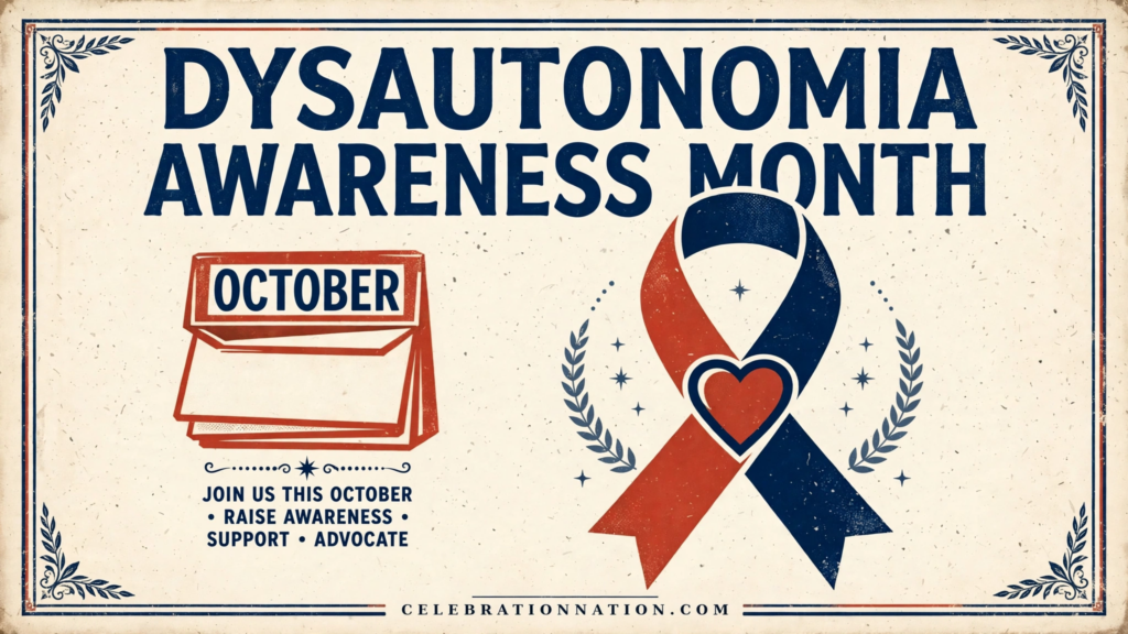Dysautonomia Awareness Month poster