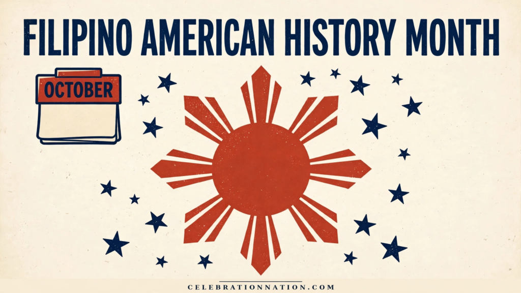 Filipino American History Month poster