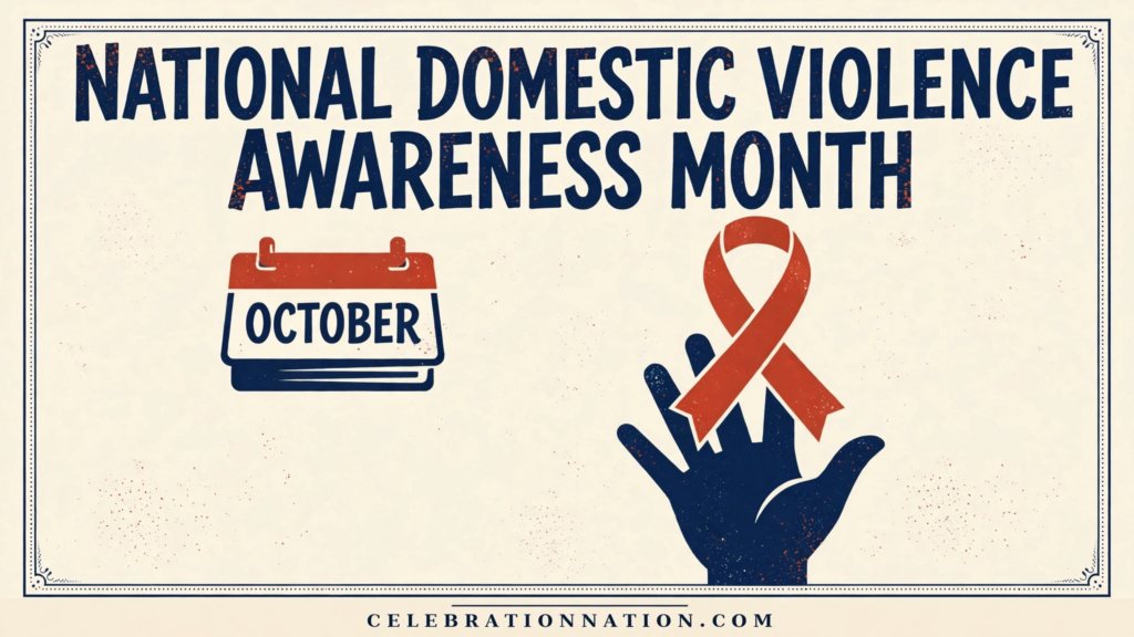 National Domestic Violence Awareness Month poster