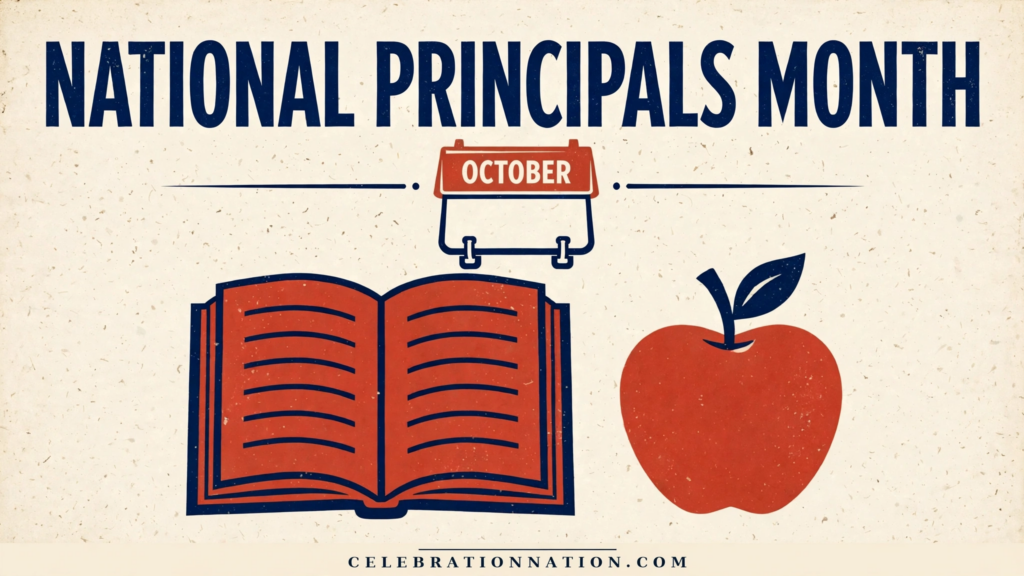 National Principals Month poster