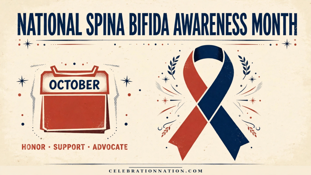 National Spina Bifida Awareness Month poster