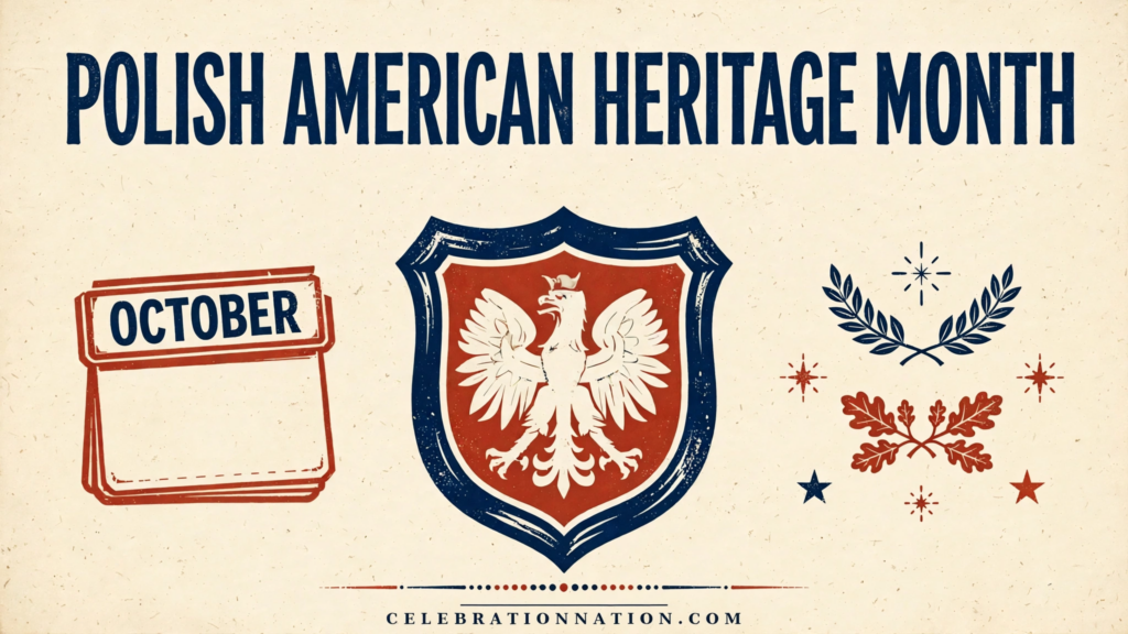 Polish American Heritage Month poster