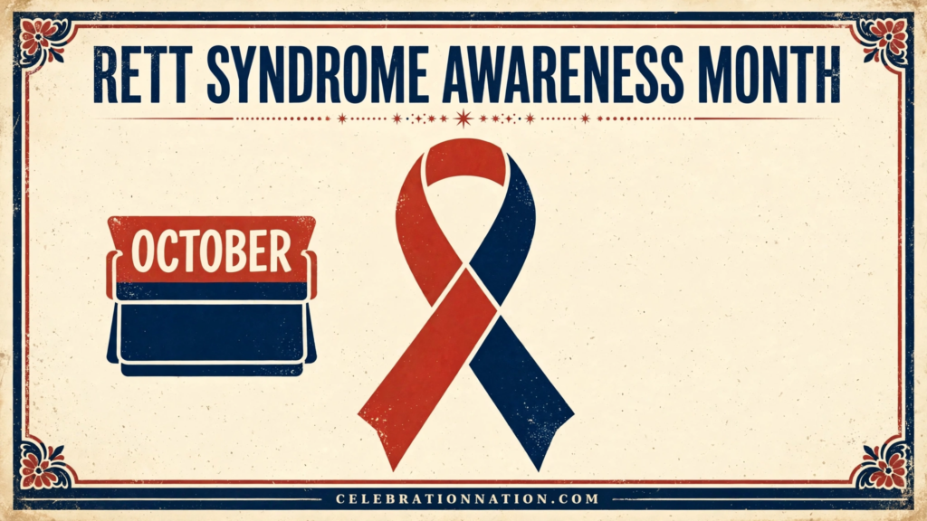 Rett Syndrome Awareness Month poster
