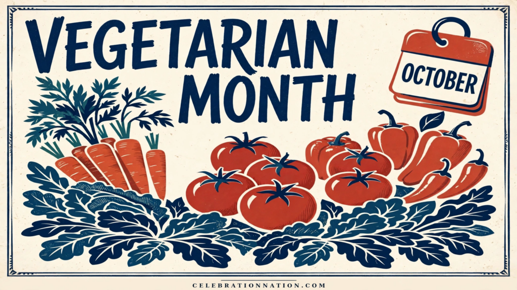 Vegetarian Month poster