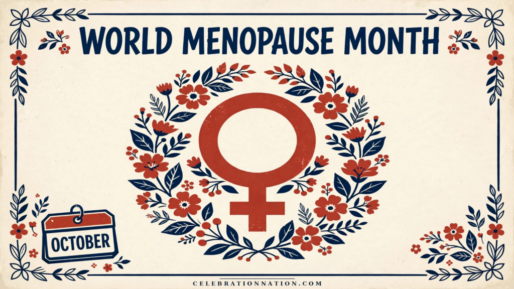 World Menopause Month poster