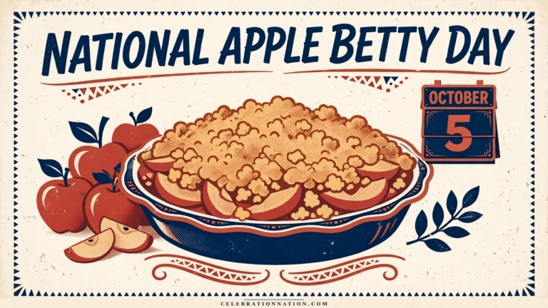 National Apple Betty Day poster