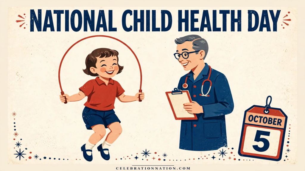 National Child Health Day poster