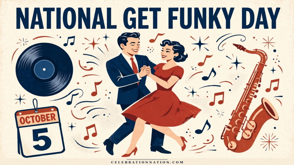National Get Funky Day poster