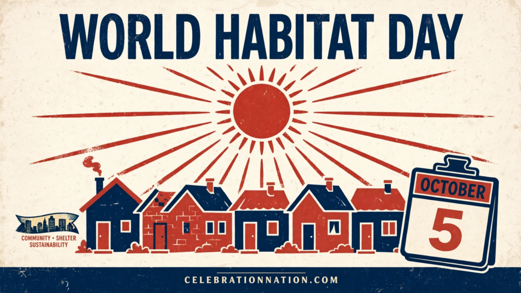 World Habitat Day poster