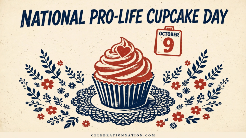 National Pro-Life Cupcake Day poster