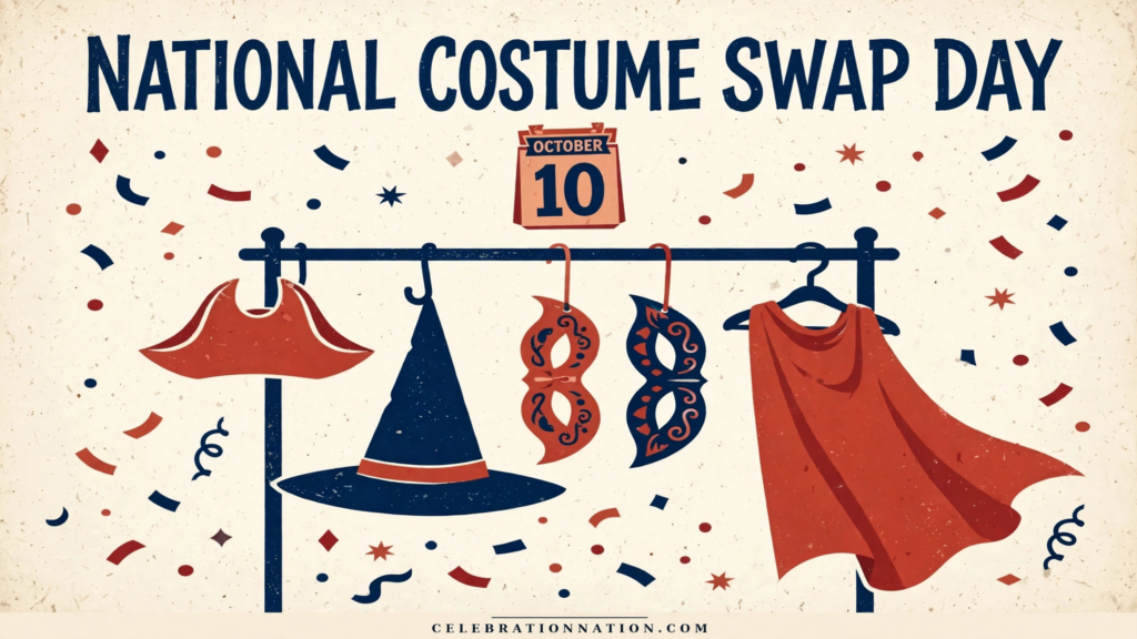 National Costume Swap Day poster