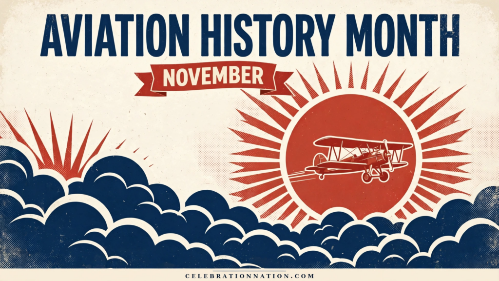 Aviation History Month poster