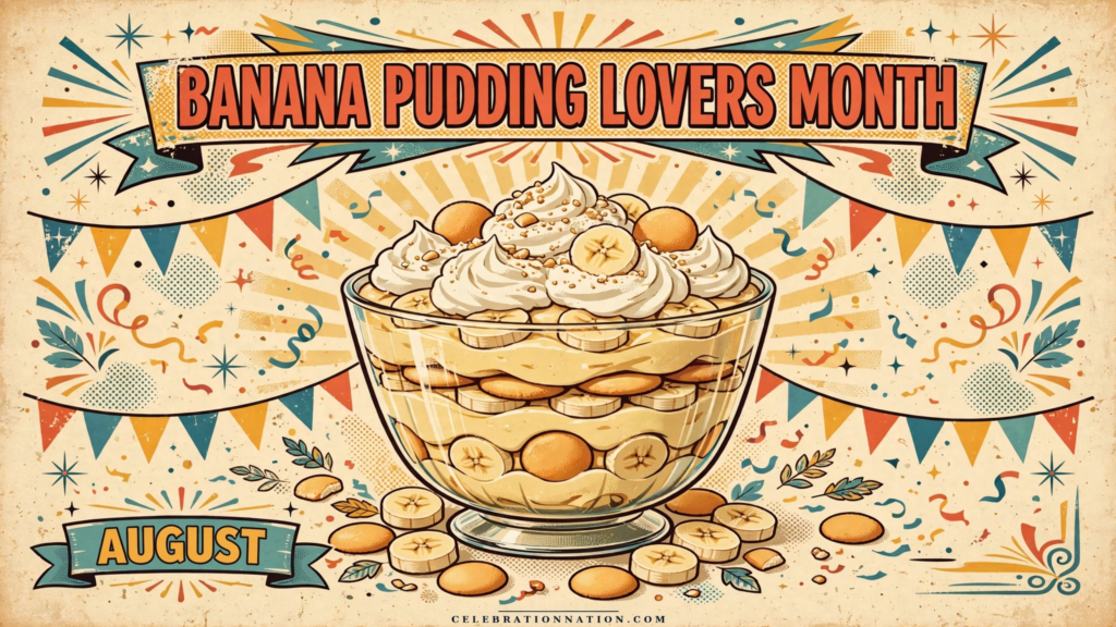 Banana Pudding Lovers Month poster