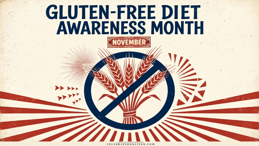 Gluten-Free Diet Awareness Month poster
