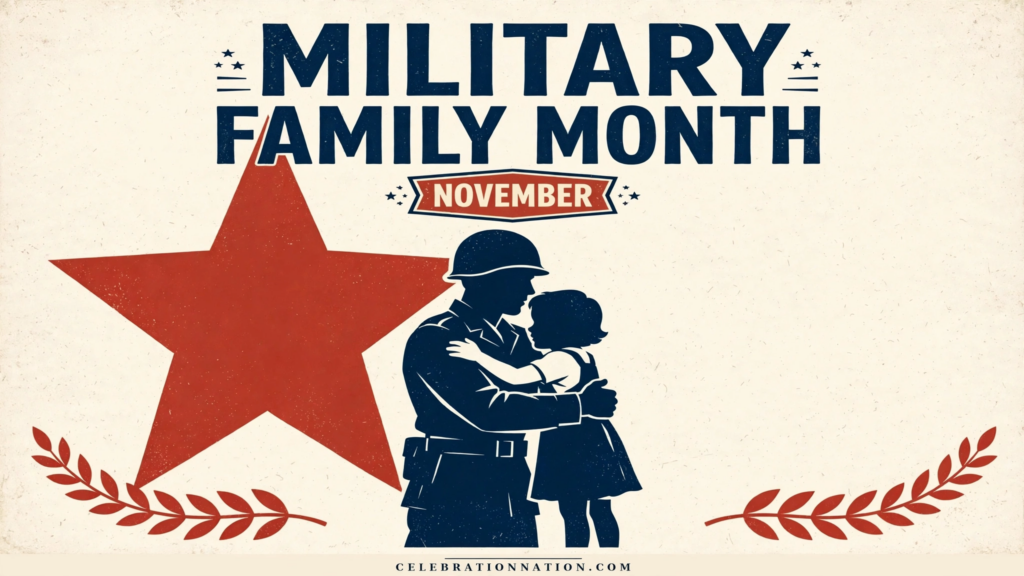 Military Family Month poster