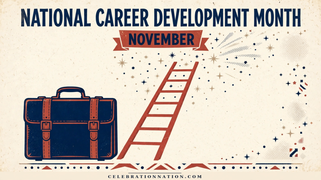 National Career Development Month poster