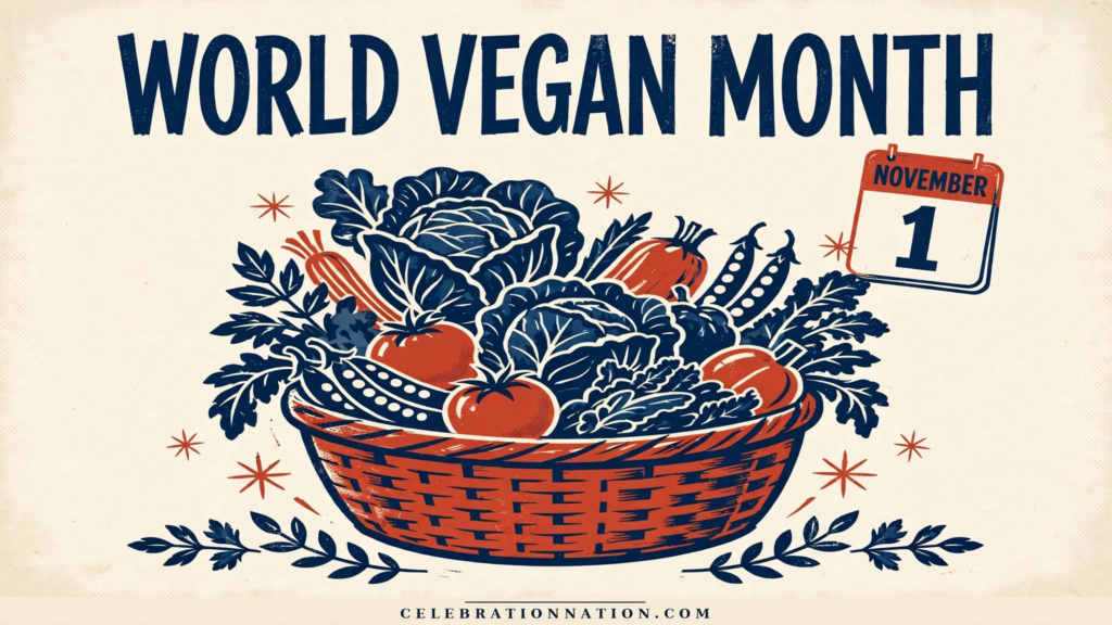 World Vegan Month poster
